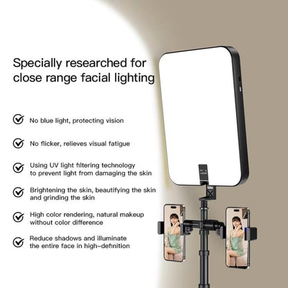 1.7m 14-Inch Suitcase Integrated Design Fill Light Foldable 3500-6000K Full-Screen Live Photography  Video Light YY-3 - Selfie Light by buy2fix | Online Shopping UK | buy2fix