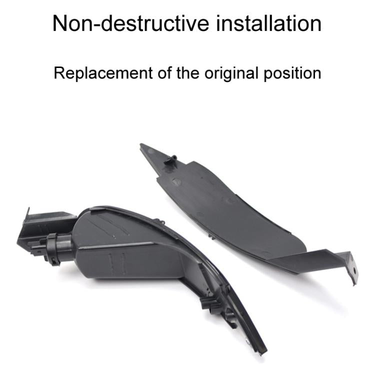 For Ford Fiesta 2009-2015 Hatchback Rear Bumper Fog Lights Tail Lamp Reflector OE 8A6115500AB, Style: Gray Left - Fog / Driving Lights by buy2fix | Online Shopping UK | buy2fix