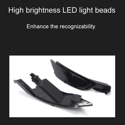For Ford Fiesta 2009-2015 Hatchback Rear Bumper Fog Lights Tail Lamp Reflector OE 8A6115500AB, Style: Red Left - Fog / Driving Lights by buy2fix | Online Shopping UK | buy2fix
