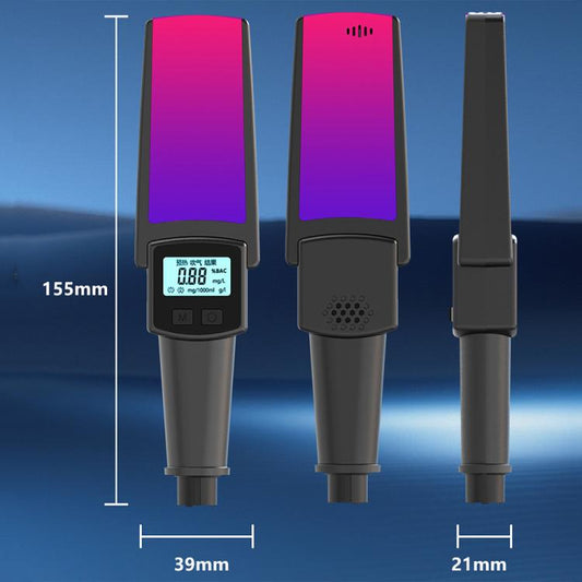 HD Digital Display Blow-type Alcohol Tester with Flashing Emergency Light(803) - Breath Alcohol Tester by buy2fix | Online Shopping UK | buy2fix