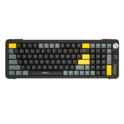 IMICE AN-800 Wireless Bluetooth Dual Mode Scissor Foot Structure Silent Keyboard(Black Gray Orange) - Wireless Keyboard by iMICE | Online Shopping UK | buy2fix