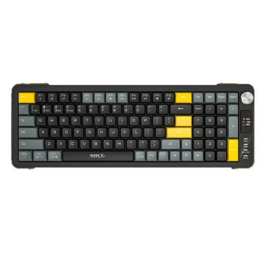 IMICE AN-800 Wireless Bluetooth Dual Mode Scissor Foot Structure Silent Keyboard(Black Gray Orange) - Wireless Keyboard by iMICE | Online Shopping UK | buy2fix