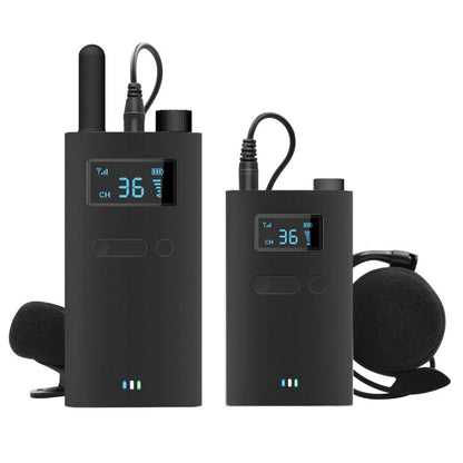 2.4G Wireless Office Conference Tour Guide Explainer One-Way One-To-Many Explainer Microphone, Specification: YWI22 Transmitter(Black) - Handheld Walkie Talkie by buy2fix | Online Shopping UK | buy2fix