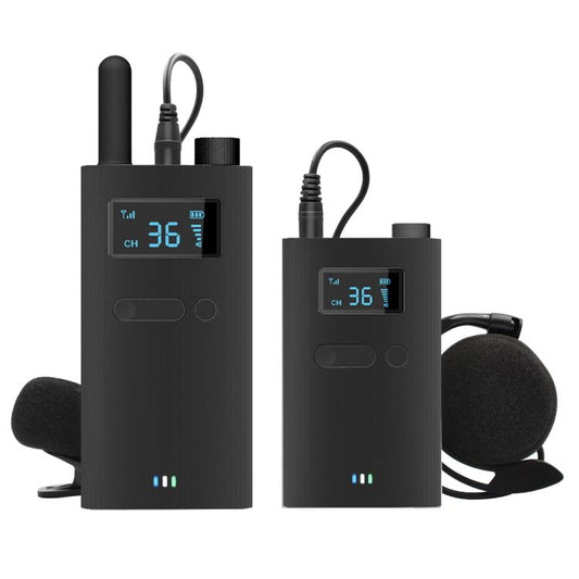 2.4G Wireless Office Conference Tour Guide Explainer One-Way One-To-Many Explainer Microphone, Specification: YWI22 Transmitter(Black) - Handheld Walkie Talkie by buy2fix | Online Shopping UK | buy2fix