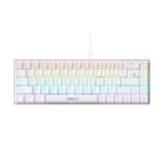 iMICE GK-690 Type-C Wired Mechanical Keyboard(White)