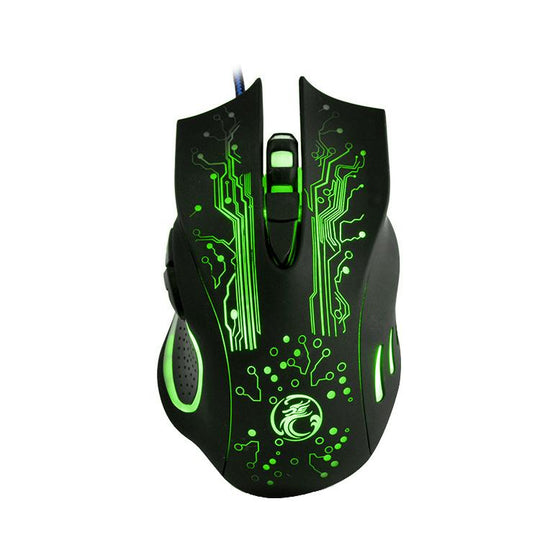 iMICE X9 USB Gaming Optical Wired Mouse(Black)