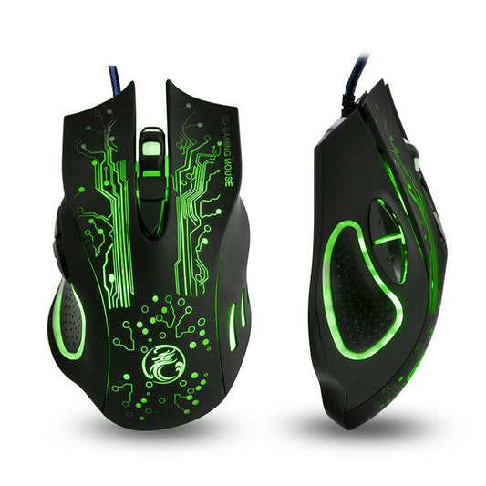 iMICE X9 USB Gaming Optical Wired Mouse(Black) - Wired Mice by iMICE | Online Shopping UK | buy2fix