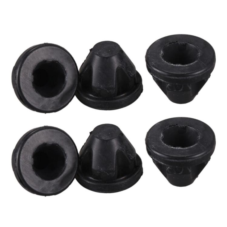 03G103184C 6-in-1 For Audi A3 Engine Rubber Hood Grommet Decorative Parts - Engine Fittings by buy2fix | Online Shopping UK | buy2fix