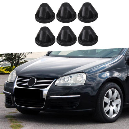 03G103184C 6-in-1 For Audi A3 Engine Rubber Hood Grommet Decorative Parts - Engine Fittings by buy2fix | Online Shopping UK | buy2fix
