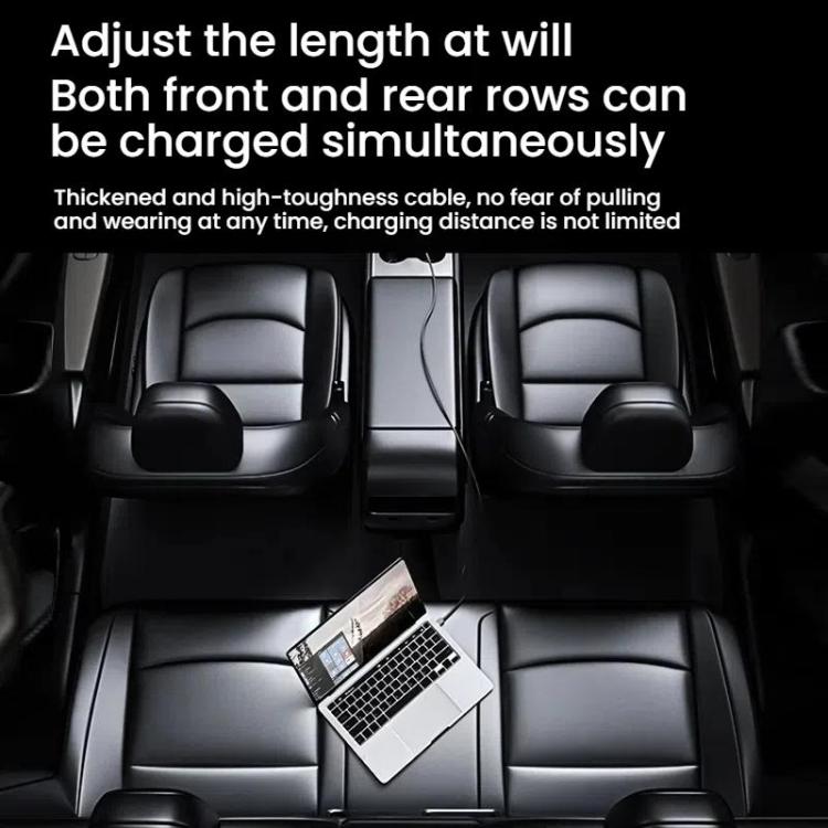 Multifunctional PD Bluetooth-Compatible USB Cigarette Lighter Car Fast Charging(8 Pin+TYPE-C) - Car Charger by buy2fix | Online Shopping UK | buy2fix