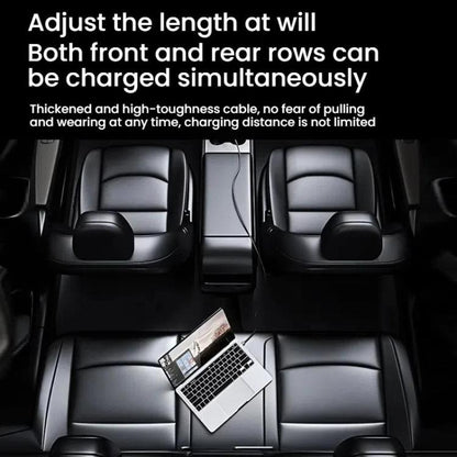 Multifunctional PD Bluetooth-Compatible USB Cigarette Lighter Car Fast Charging(8 Pin+TYPE-C) - Car Charger by buy2fix | Online Shopping UK | buy2fix