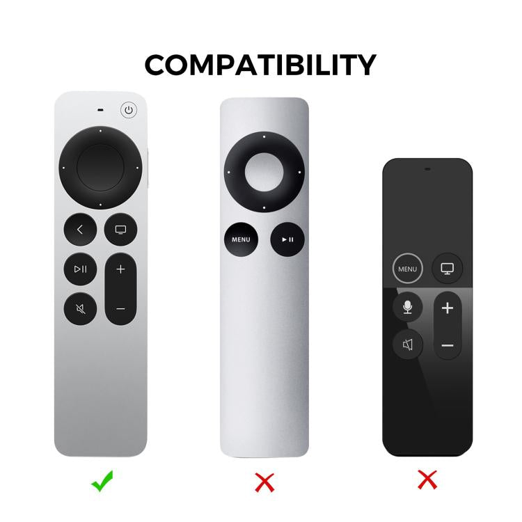 For Apple TV Siri Remote 2 / 3 AhaStyle PT167 Remote Control Silicone Protective Case(Blue) - Remote Control Covers by AhaStyle | Online Shopping UK | buy2fix