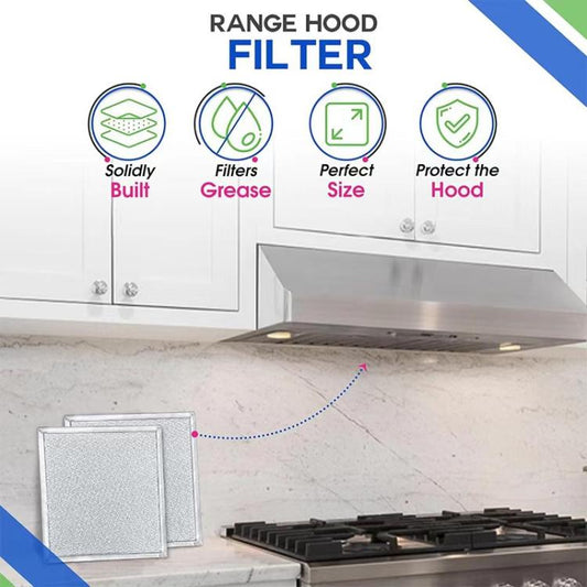 For Ventline BCC024600 2pcs 8x8 Inch Range Hood Vent Filter Replacement Parts - Range Hood Parts by buy2fix | Online Shopping UK | buy2fix