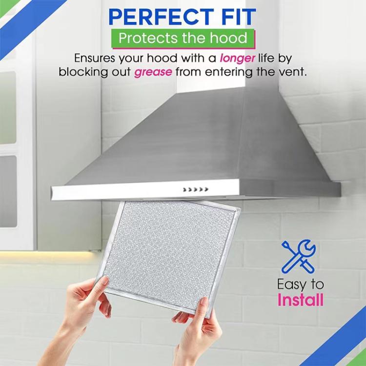 For Ventline BCC024600 2pcs 8x8 Inch Range Hood Vent Filter Replacement Parts - Range Hood Parts by buy2fix | Online Shopping UK | buy2fix