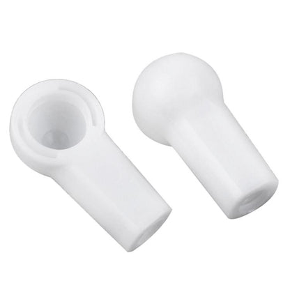 98656127902 98756127900 For Porsche Boxster 986 987 Convertible Bracket Cap(White) - Others by buy2fix | Online Shopping UK | buy2fix