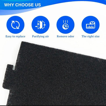 4pcs /Pack Microwave Filter Cotton For KitchenAid KMLS311HBL/ Whirlpool YKMLS311 YWML55011, WML75011 - Microwave Oven Parts by buy2fix | Online Shopping UK | buy2fix