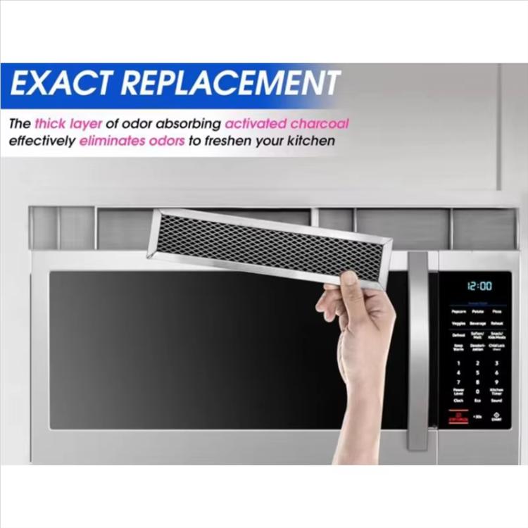 2pcs /Pack Microwave Charcoal Filter For GE WB02X11550 JX81L - Microwave Oven Parts by buy2fix | Online Shopping UK | buy2fix