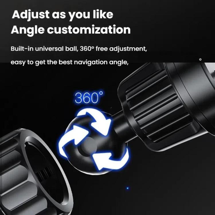 Car Air Outlet Wireless Charging Infrared Automatic Opening Closing Bracket(Gray) - Wireless Charger Holders by buy2fix | Online Shopping UK | buy2fix