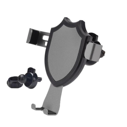 Air Outlet Clip-on Gravity 360-degree Rotating Car Phone Holder, Color: Gray Eagle Beak Clip - Universal Car Holders by buy2fix | Online Shopping UK | buy2fix