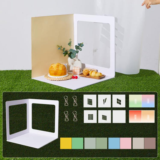 19pcs /Set 3D Shooting Background Board Live Broadcast Product Photography Props, Size: 35cm - Solid Color by buy2fix | Online Shopping UK | buy2fix