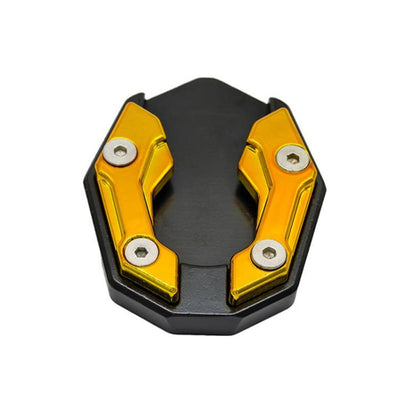 JCBD-002 CNC Aluminum Alloy Motorcycle Side Support Anti-slip Pad(Gold) - Replacement Parts by buy2fix | Online Shopping UK | buy2fix
