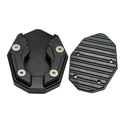 JCBD-002 CNC Aluminum Alloy Motorcycle Side Support Anti-slip Pad(Black) - Replacement Parts by buy2fix | Online Shopping UK | buy2fix