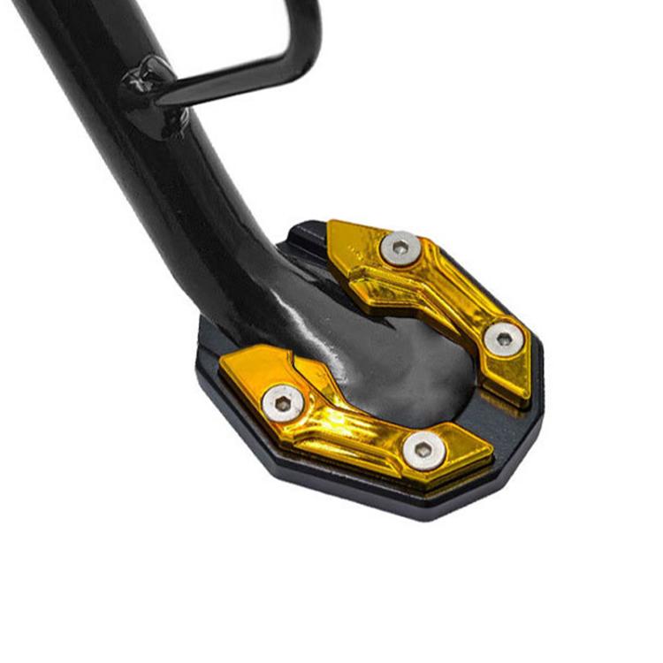 JCBD-002 CNC Aluminum Alloy Motorcycle Side Support Anti-slip Pad(Black) - Replacement Parts by buy2fix | Online Shopping UK | buy2fix