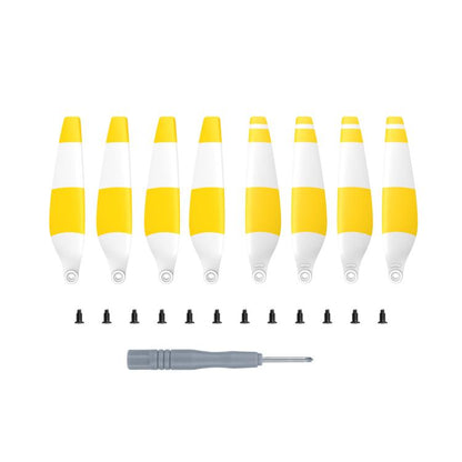 For DJI Mini 3 Drone 8pcs /Set 6030F Propeller Blades Low Noise Wings With Screwdrivers, Color: Yellow - DIY Propeller by buy2fix | Online Shopping UK | buy2fix