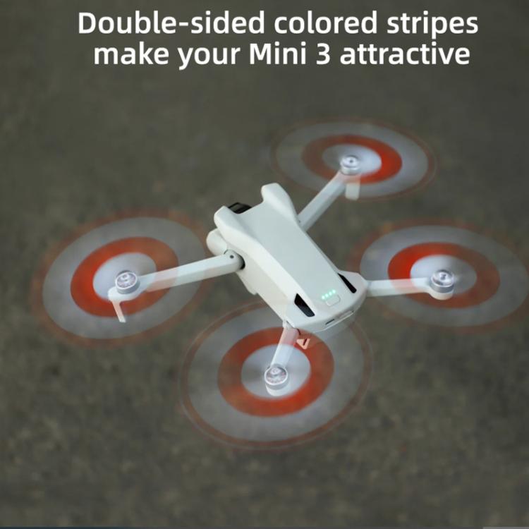 For DJI Mini 3 Drone 8pcs /Set 6030F Propeller Blades Low Noise Wings With Screwdrivers, Color: Tricolor - DIY Propeller by buy2fix | Online Shopping UK | buy2fix