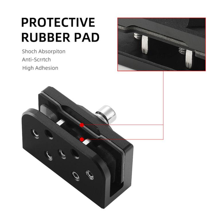 1pair For Trucks SUVs Car Adjustable Aluminum Pillar Cover LED Work Light Pod Mounting Bracket Kit - Car Light Accessories by buy2fix | Online Shopping UK | buy2fix