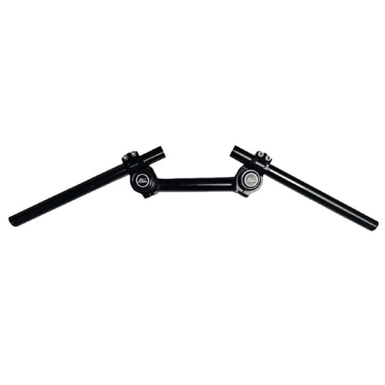 Aluminum Alloy Motorcycle Variable Diameter Handlebar Separate Faucet Handle(Black)