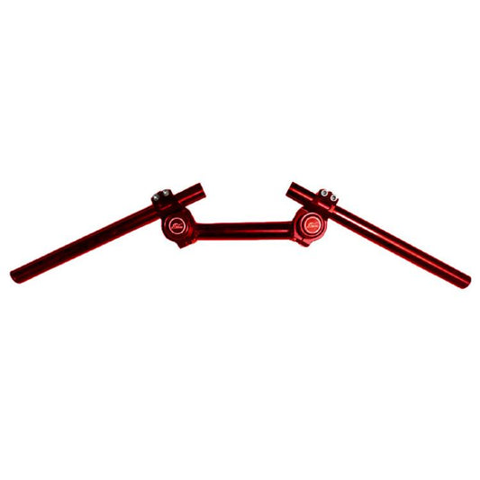 Aluminum Alloy Motorcycle Variable Diameter Handlebar Separate Faucet Handle(Red) - Grips by buy2fix | Online Shopping UK | buy2fix