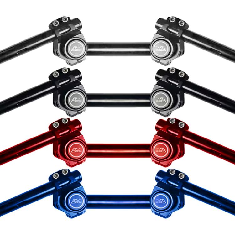 Aluminum Alloy Motorcycle Variable Diameter Handlebar Separate Faucet Handle(Red) - Grips by buy2fix | Online Shopping UK | buy2fix