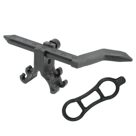 Bicycle Rim Adjustment Platform Correction Mechanical Tool, Color: BT110B Black Without Dial
