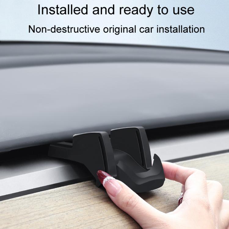 For Tesla New Model Y / 3 Car Dashboard Silicone Cell Phone Navigation Mount - Special Car Holders by buy2fix | Online Shopping UK | buy2fix