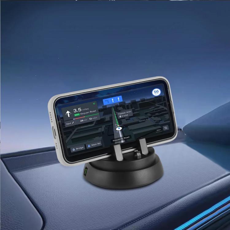 Car Phone Holder Dashboard Mount with Glow-in-the-Dark Parking Number Plate - Universal Car Holders by buy2fix | Online Shopping UK | buy2fix