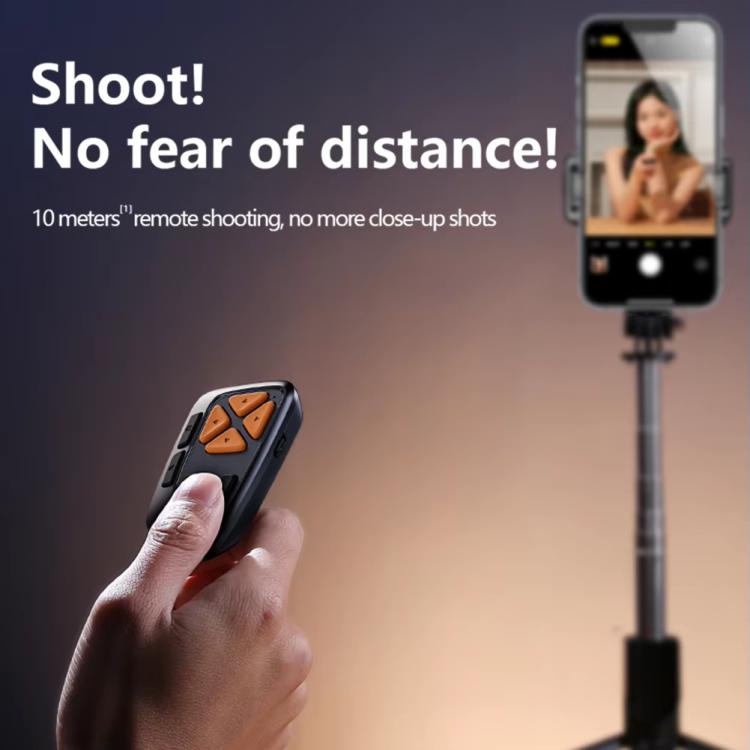 Smartphone Wireless Bluetooth Remote Control Camera Shutter E-Book Page Turner, TikTok Shorts Likes(Black) - Phone Remote Control by buy2fix | Online Shopping UK | buy2fix