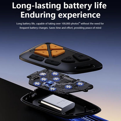 Smartphone Wireless Bluetooth Remote Control Camera Shutter E-Book Page Turner, TikTok Shorts Likes(Black) - Phone Remote Control by buy2fix | Online Shopping UK | buy2fix