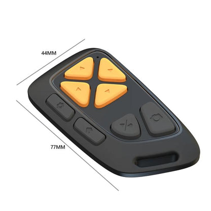 Smartphone Wireless Bluetooth Remote Control Camera Shutter E-Book Page Turner, TikTok Shorts Likes(Black) - Phone Remote Control by buy2fix | Online Shopping UK | buy2fix