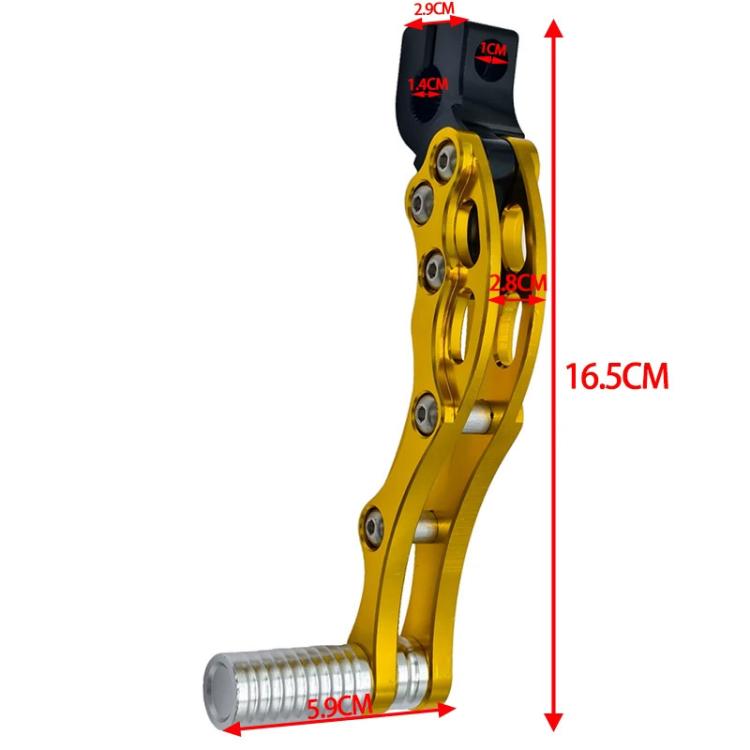BSG-011 Universal CNC Aluminum Alloy Shift Lever Motorcycle Start Lever(Red) - Motorbike Brakes by buy2fix | Online Shopping UK | buy2fix