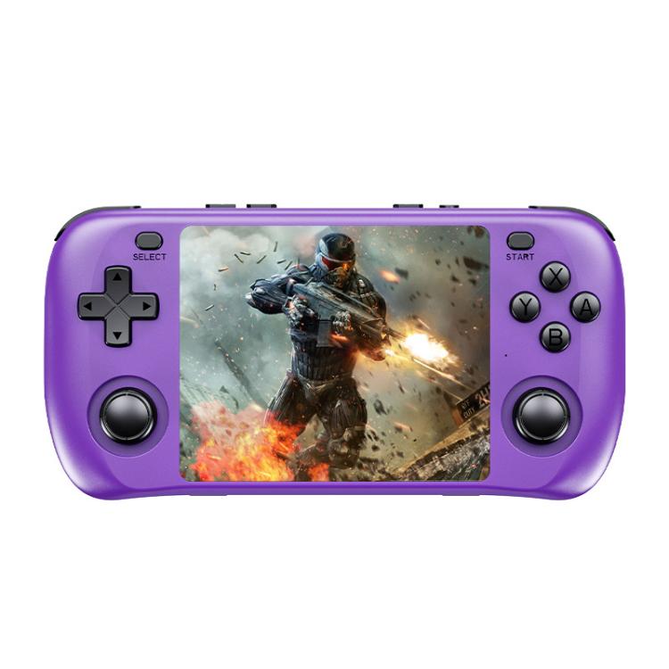 H36S 3.5 Inch IPS HD Screen Retro PSP Game Console Linux System GBA Handheld Video Game Console, Memory: 128G(Purple) - Pocket Console by buy2fix | Online Shopping UK | buy2fix