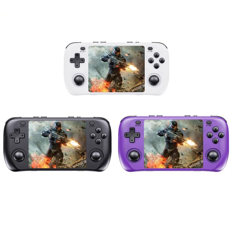 H36S 3.5 Inch IPS HD Screen Retro PSP Game Console Linux System GBA Handheld Video Game Console, Memory: 128G(White) - Pocket Console by buy2fix | Online Shopping UK | buy2fix