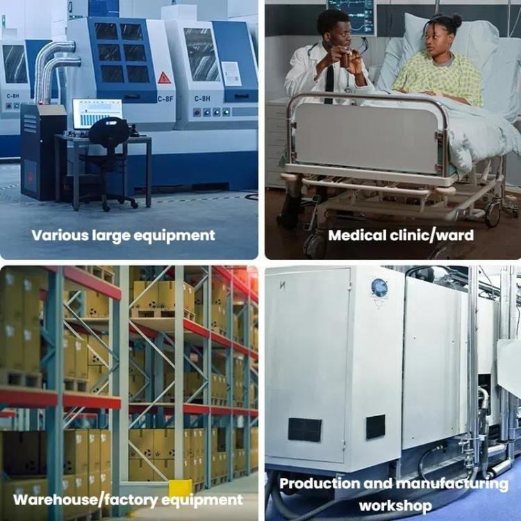 Monitor Bracket Industrial Equipment Cabinet Wall Mount All-In-One Stand Mouse Keyboard Bracket, Style: WKS-2 21x60cm Tray Black - Host Bracket by buy2fix | Online Shopping UK | buy2fix