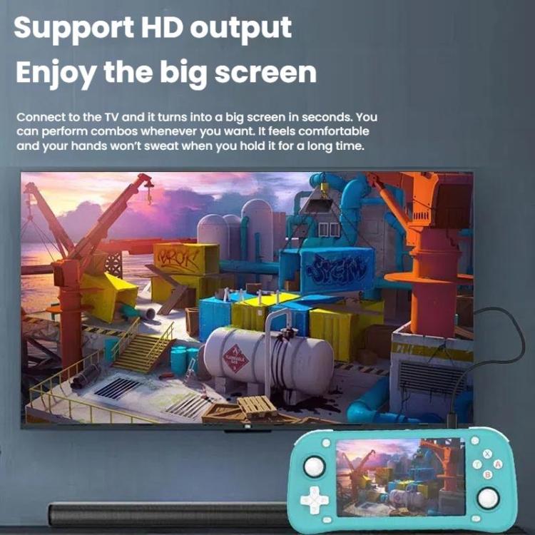 XF43 Retro Handheld Game Console Open Source 4.3 Inch Large Screen Gaming Video Players Console 128G(Gray) - Pocket Console by buy2fix | Online Shopping UK | buy2fix