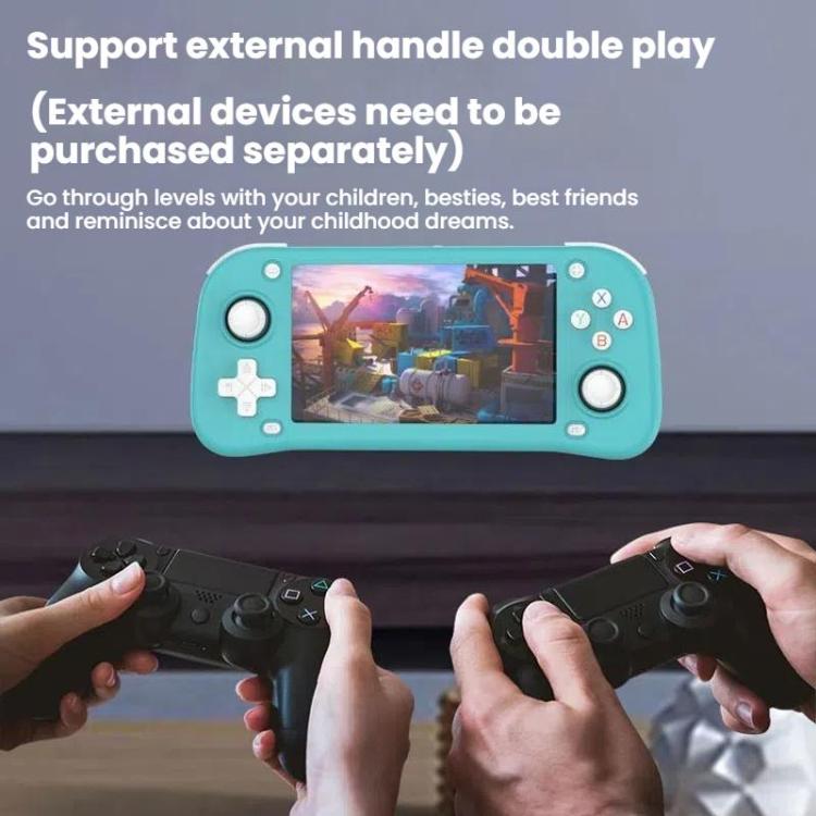 XF43 Retro Handheld Game Console Open Source 4.3 Inch Large Screen Gaming Video Players Console 128G(Gray) - Pocket Console by buy2fix | Online Shopping UK | buy2fix