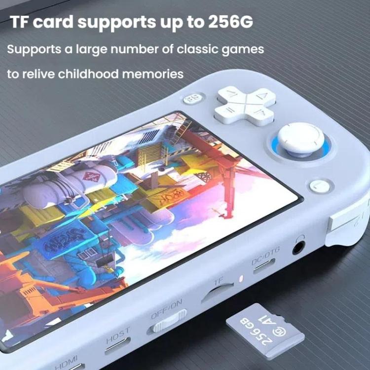 XF43 Retro Handheld Game Console Open Source 4.3 Inch Large Screen Gaming Video Players Console 64G(White) - Pocket Console by buy2fix | Online Shopping UK | buy2fix
