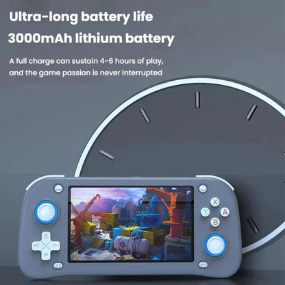 XF43 Retro Handheld Game Console Open Source 4.3 Inch Large Screen Gaming Video Players Console 128G(Gray) - Pocket Console by buy2fix | Online Shopping UK | buy2fix