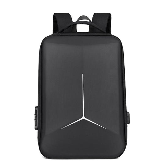 17.3-18 Inch Hard Shell Laptop Backpack with USB+Type-C Charging Ports Unisex Anti-Theft  Business Travel Bag, Color: Airbag Black - Backpack by buy2fix | Online Shopping UK | buy2fix