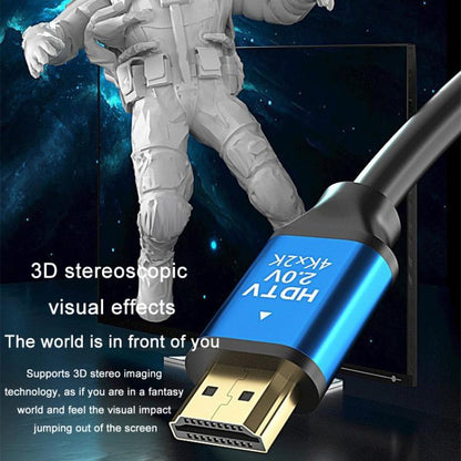 VegGieg V2.0 4K60Hz TV Set-Top Box Computer Monitor Projection HDMI Video Connection Cable, Size: 5m(Black) - Cable by VegGieg | Online Shopping UK | buy2fix