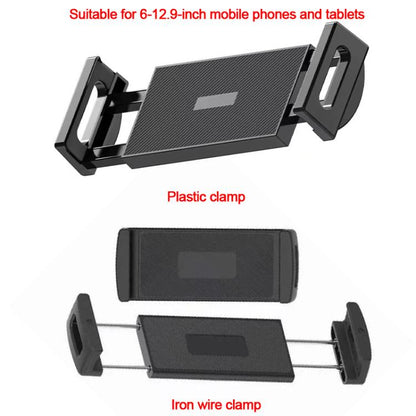 Telescopic Car Rear Pillow Phone Tablet Holder 2-Section Folding Headrest Bracket(Plastic Type) - Universal Car Holders by buy2fix | Online Shopping UK | buy2fix